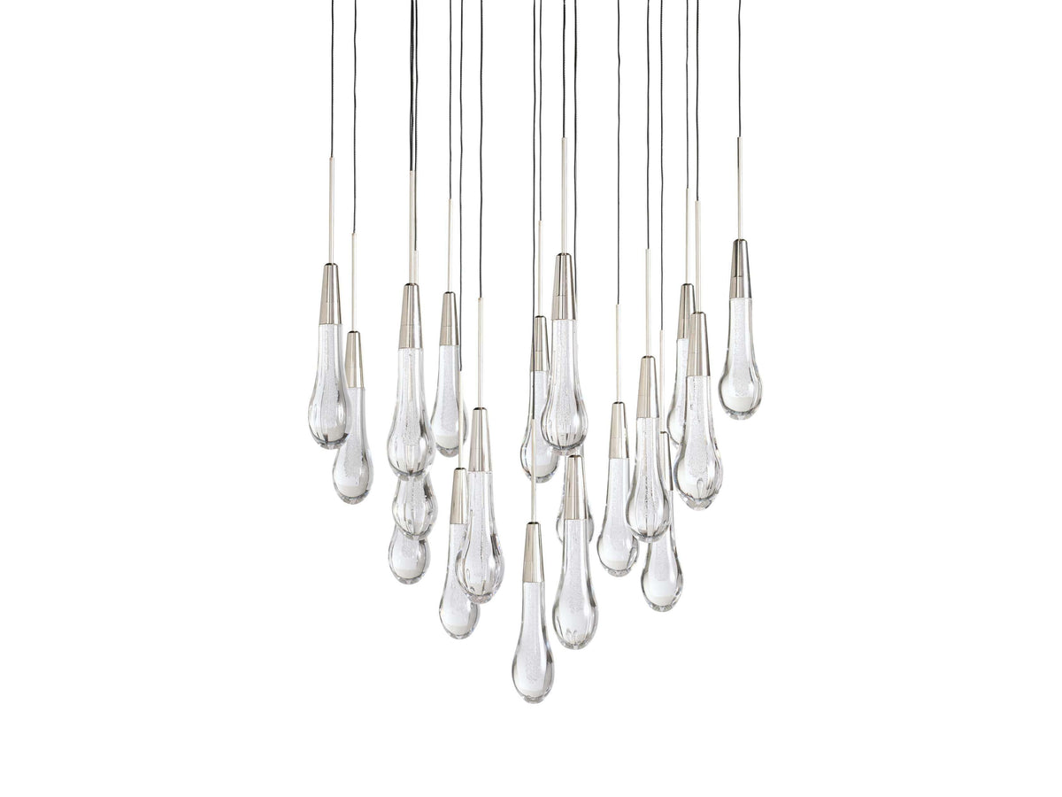 Soltaire Round Chandelier 17" 24" 36“ 58“