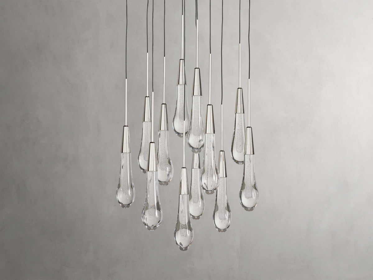 Soltaire Round Chandelier 17" 24" 36“ 58“