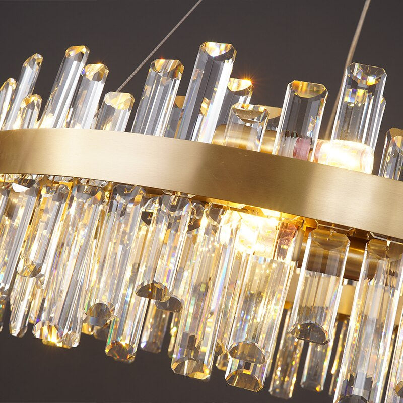 Asti Crystal Modern Chandelier - view 5