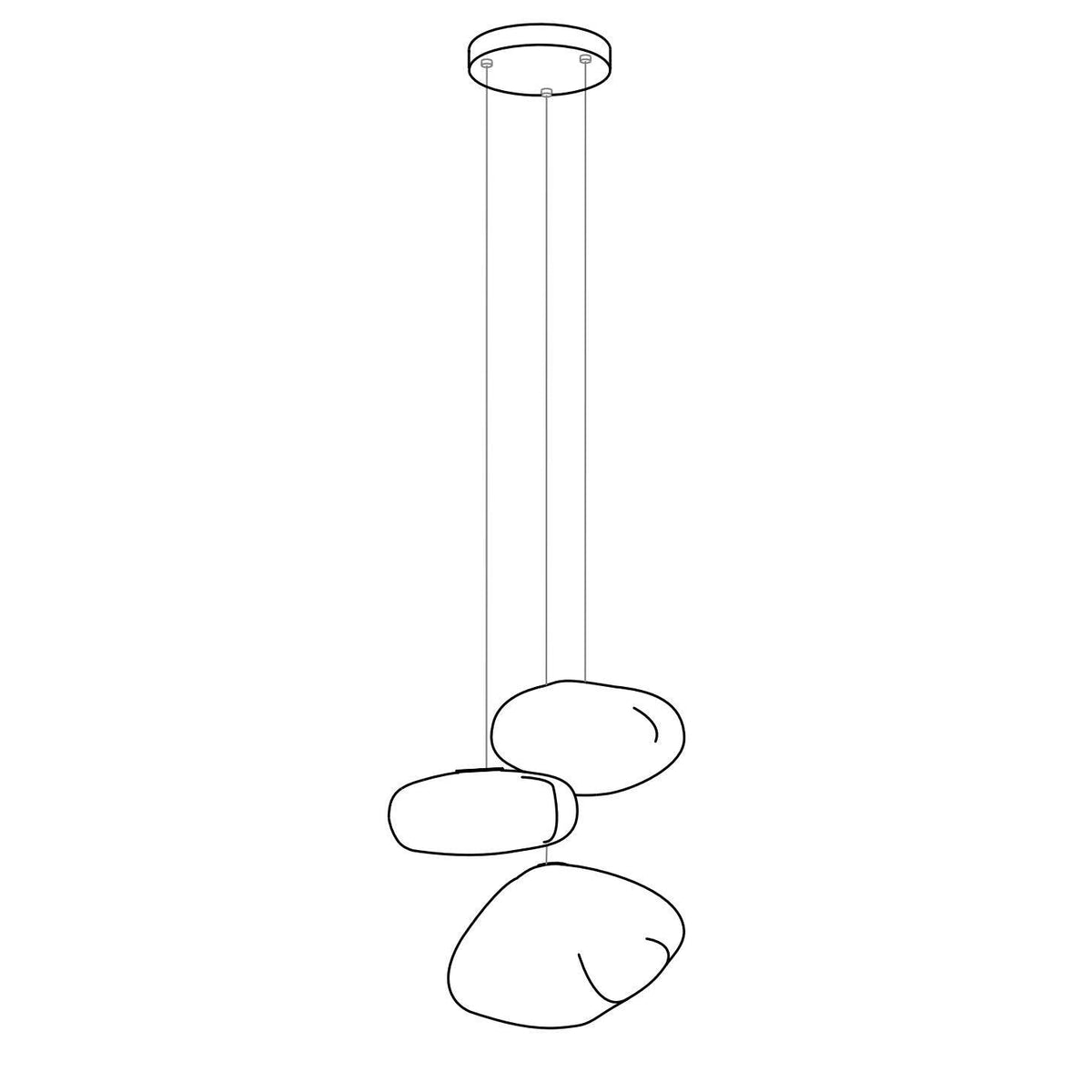 Blown Glass Random Pendant Light - view 48