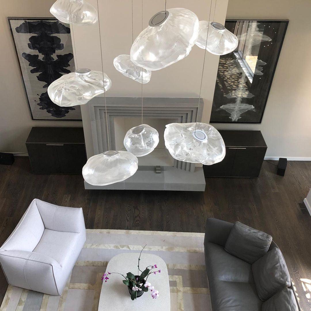Blown Glass Random Pendant Light - view 9
