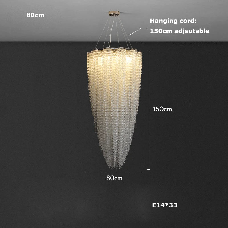 Alleri Crystal Foyer Chandelier - view 9