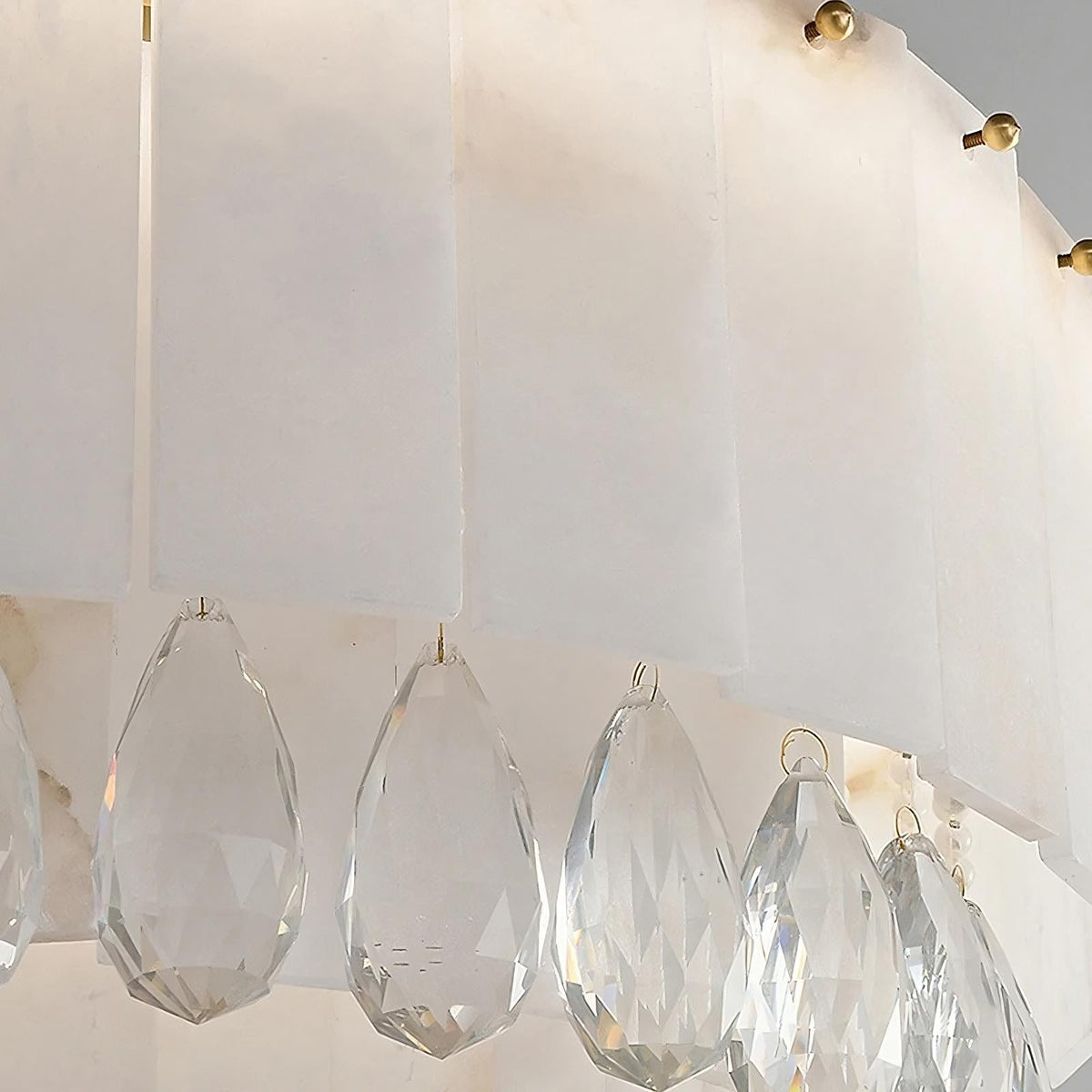 Marble & Crystal Modern Chandelier - view 4