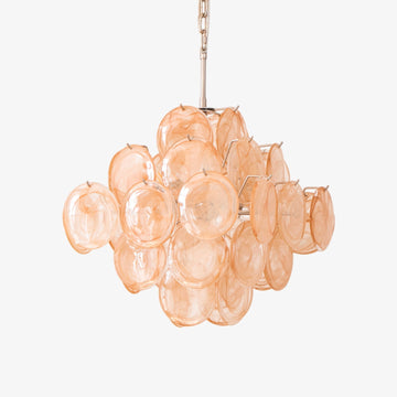 Aurelia Apricot Murano Glass Chandelier