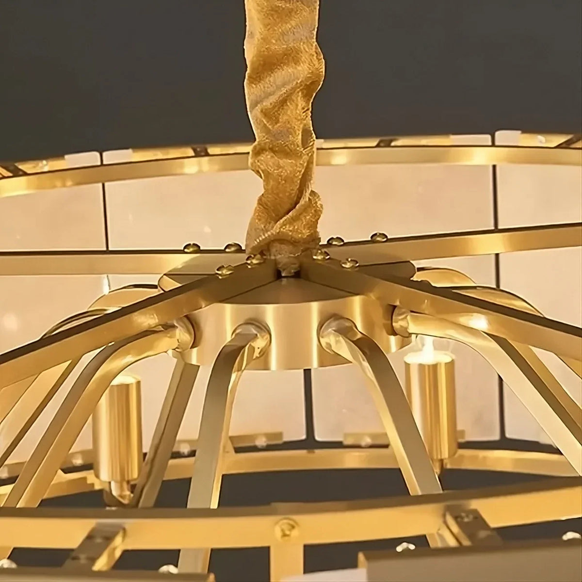 Natural Marble Ceiling Chandelier - view 6
