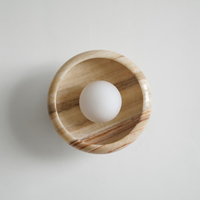 Savion Marble Wall Lamp