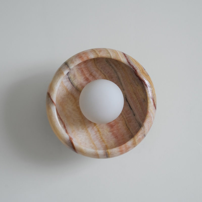 Savion Marble Wall Lamp