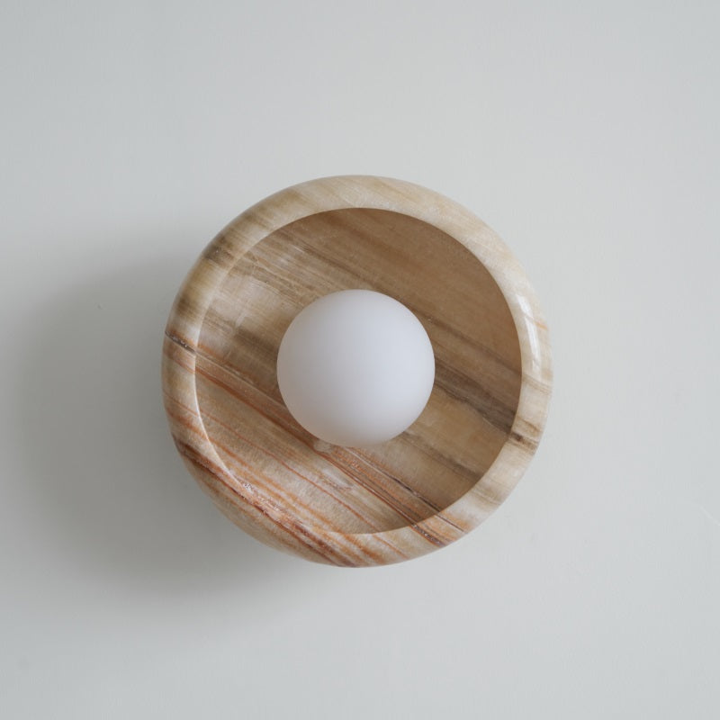 Savion Marble Wall Lamp