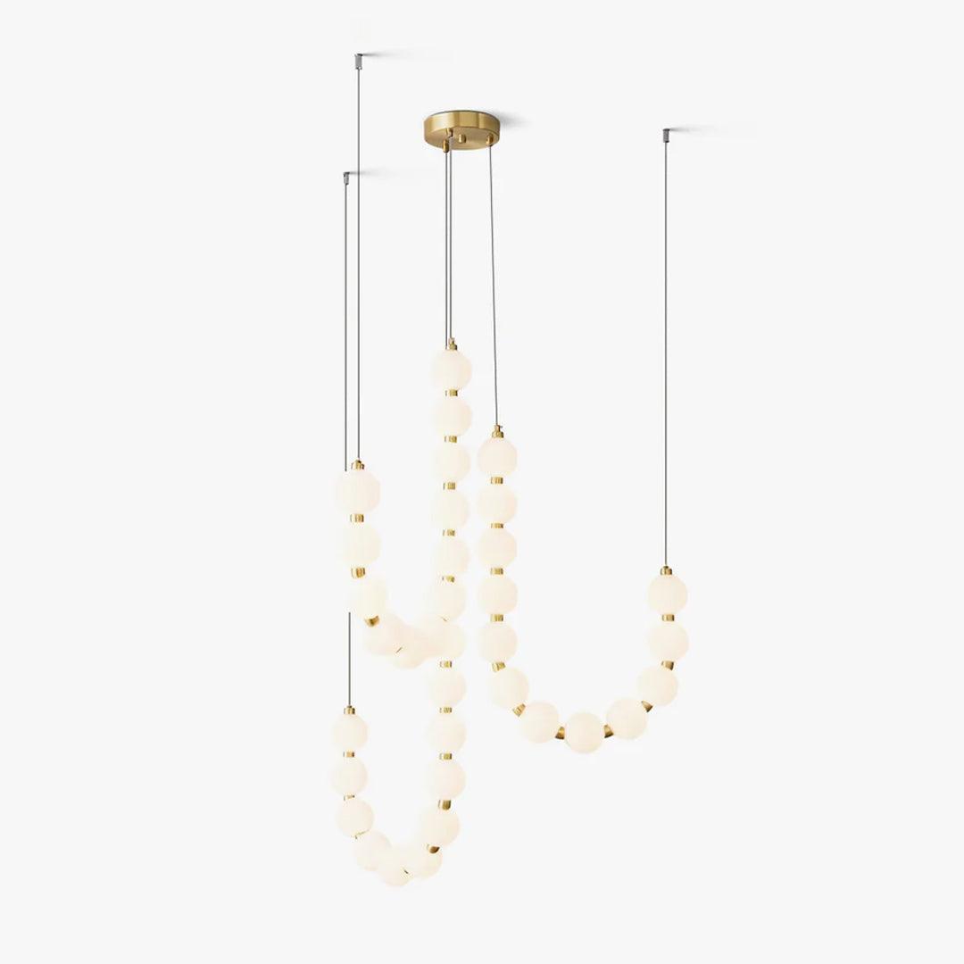 Glass Pearl Necklace Chandelier - view 49