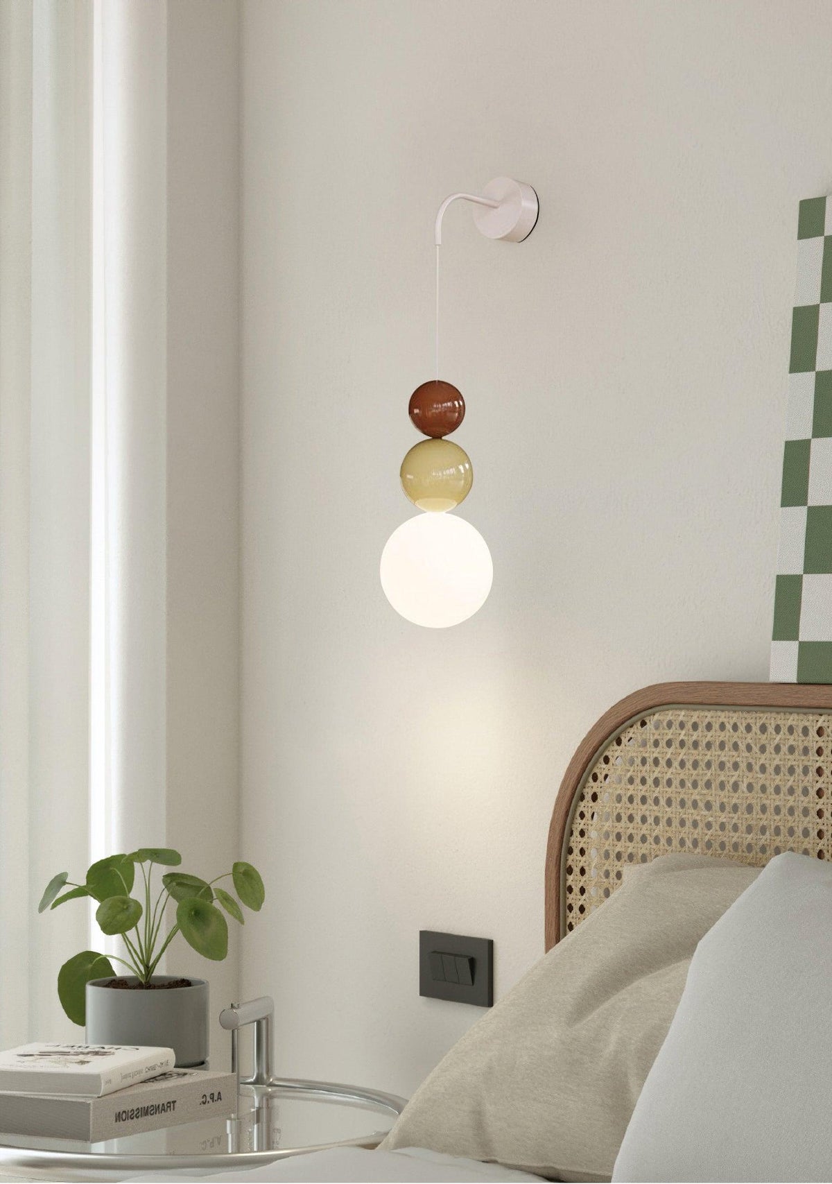 Acrylic Three Ball Wall Lamp