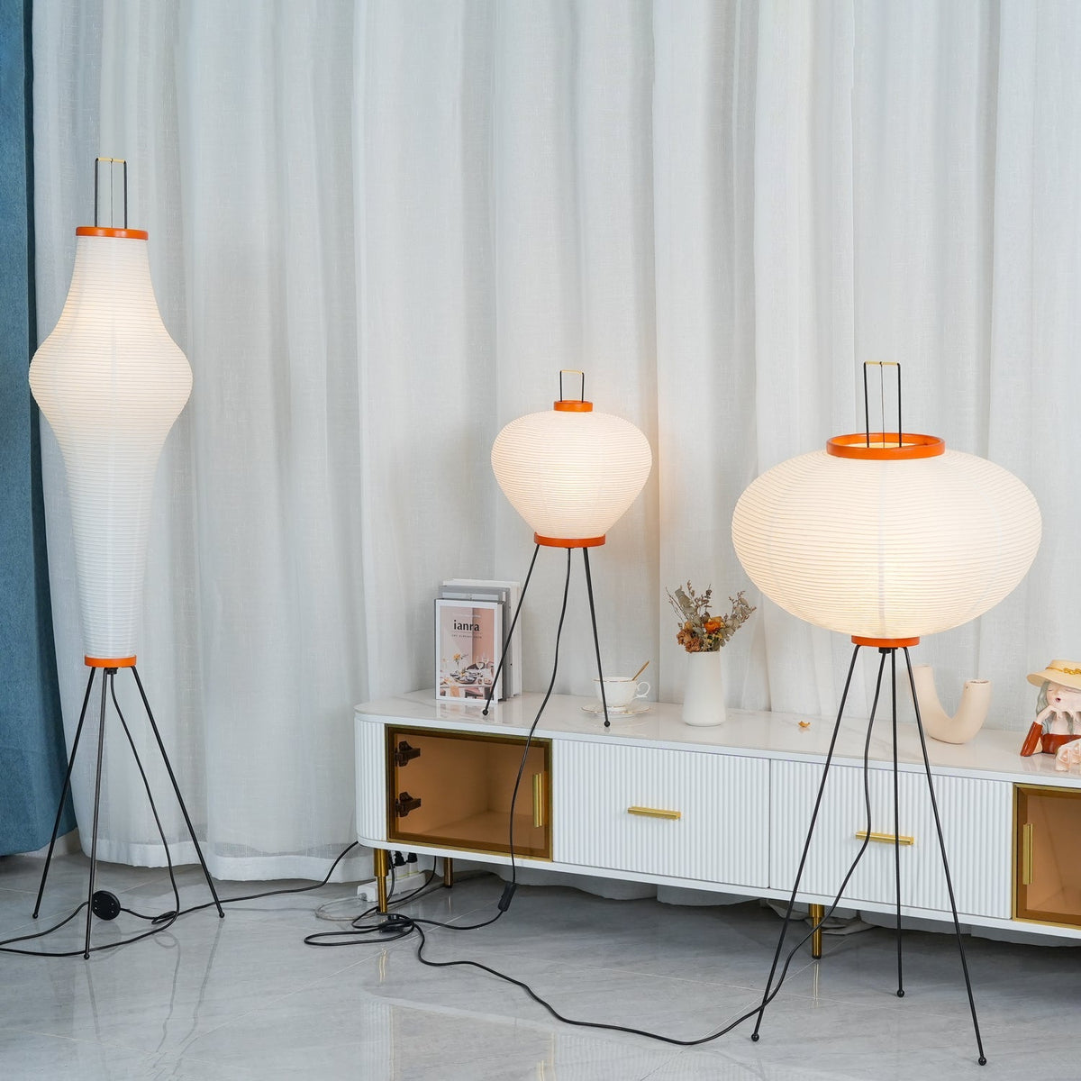 Rice Paper Floor Lamp - view 21