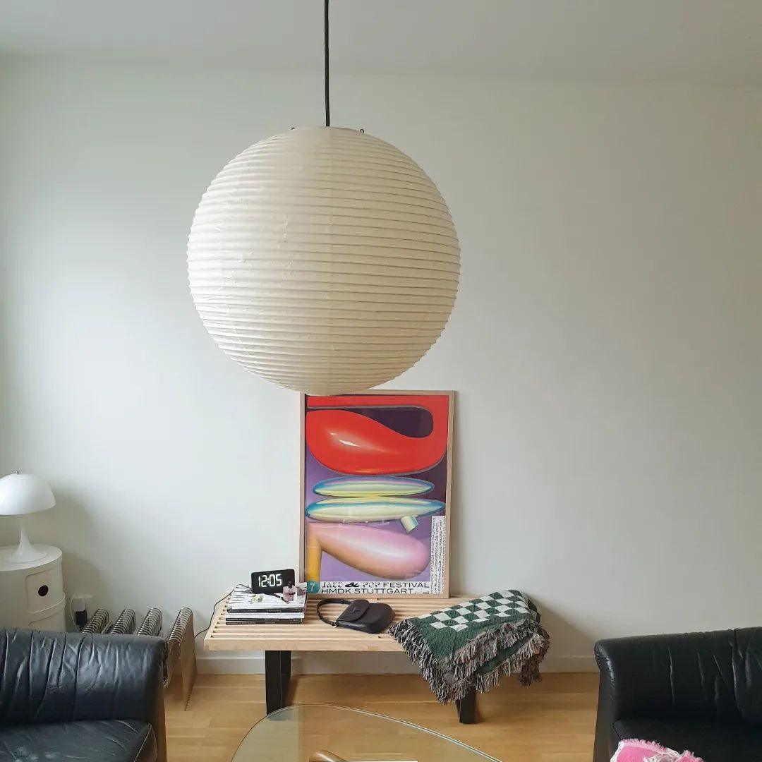 Washi Paper Round Series Pendant Lamp - view 12