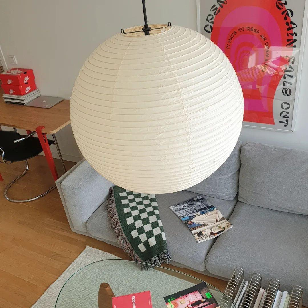 Washi Paper Round Series Pendant Lamp - view 15