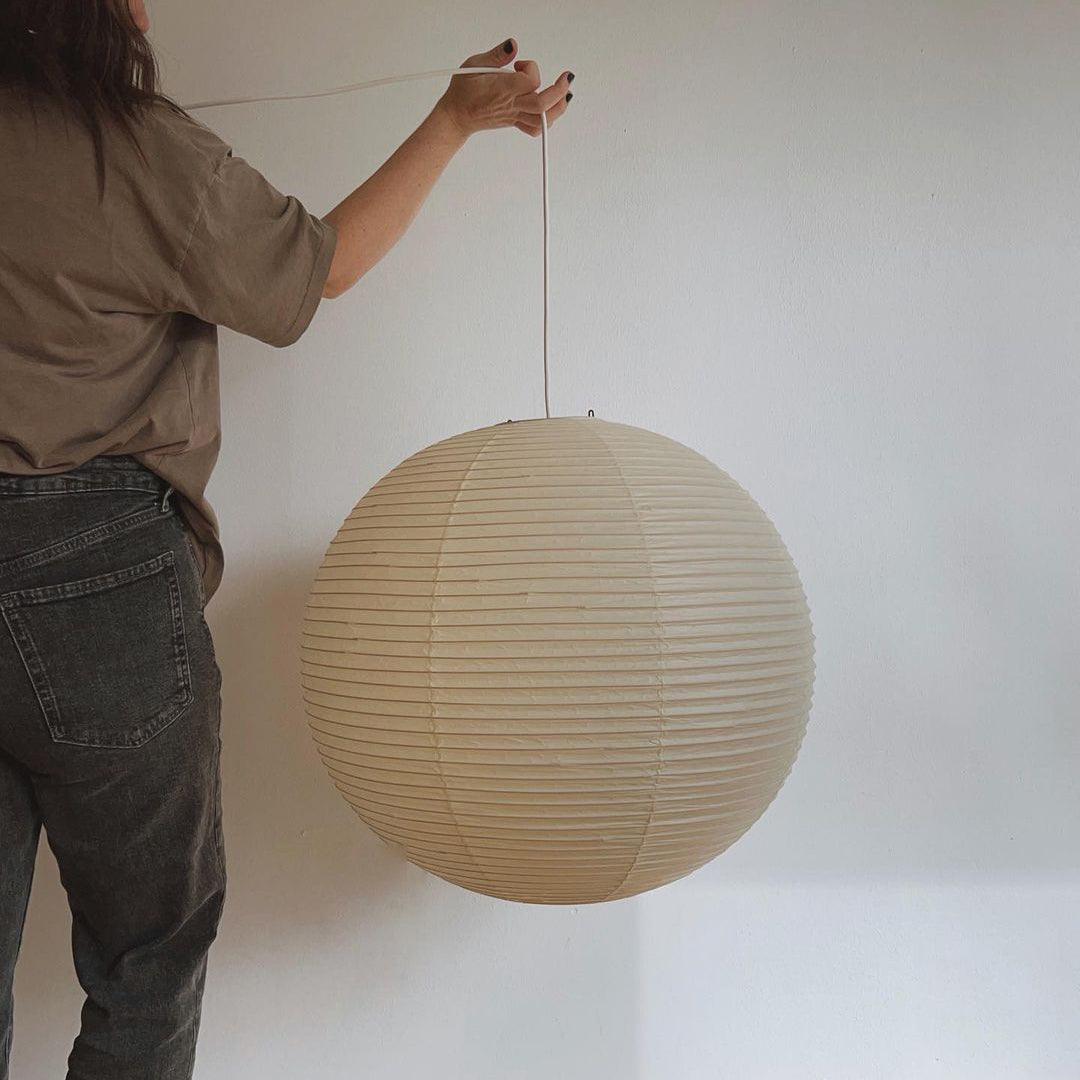 Washi Paper Round Series Pendant Lamp - view 17