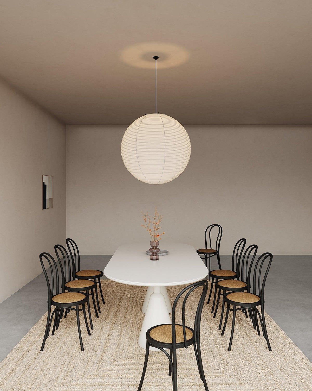 Washi Paper Round Series Pendant Lamp - view 28