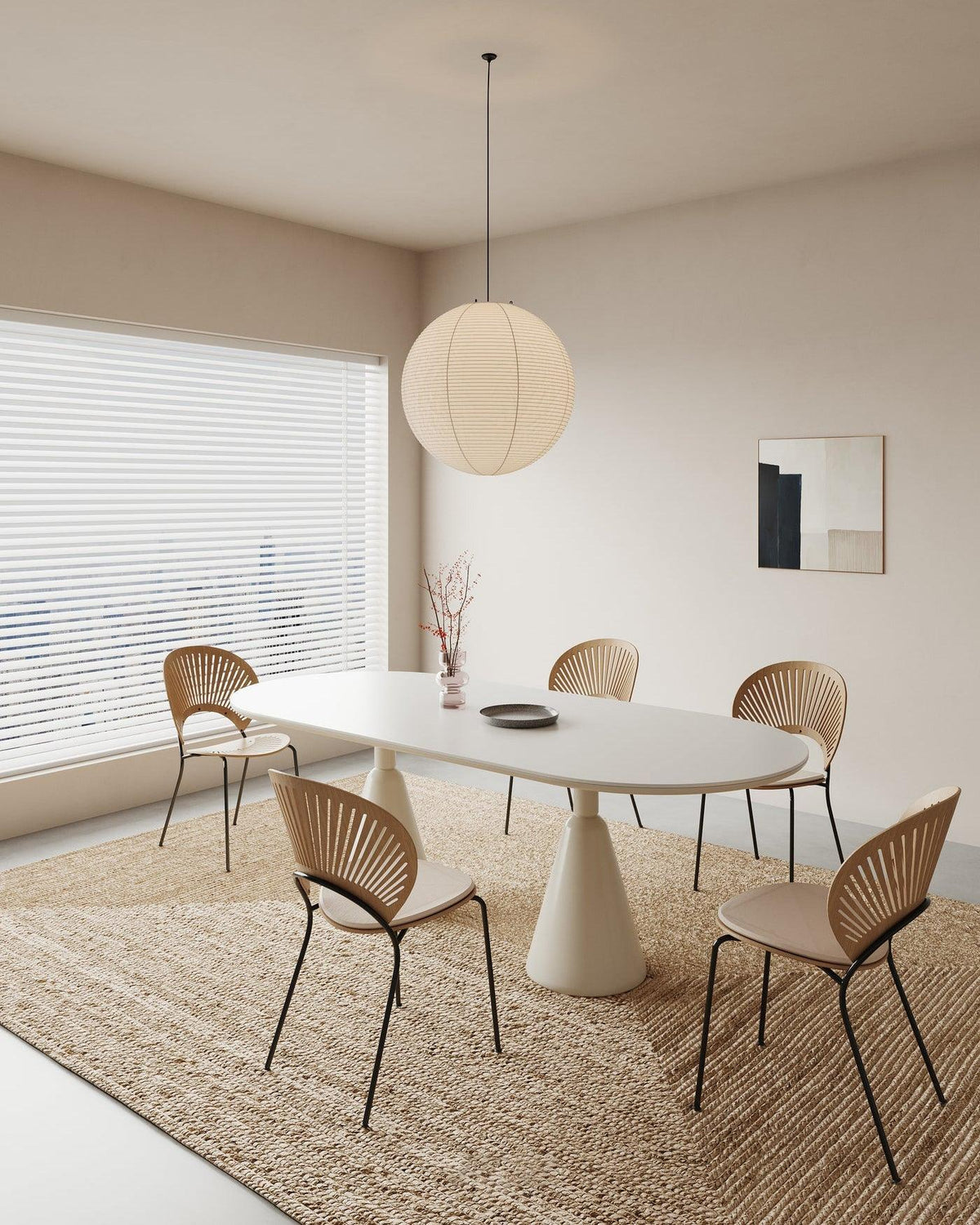 Washi Paper Round Series Pendant Lamp - view 30