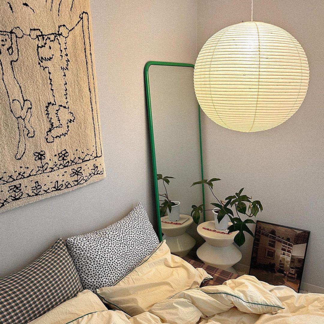 Washi Paper Round Series Pendant Lamp - view 4