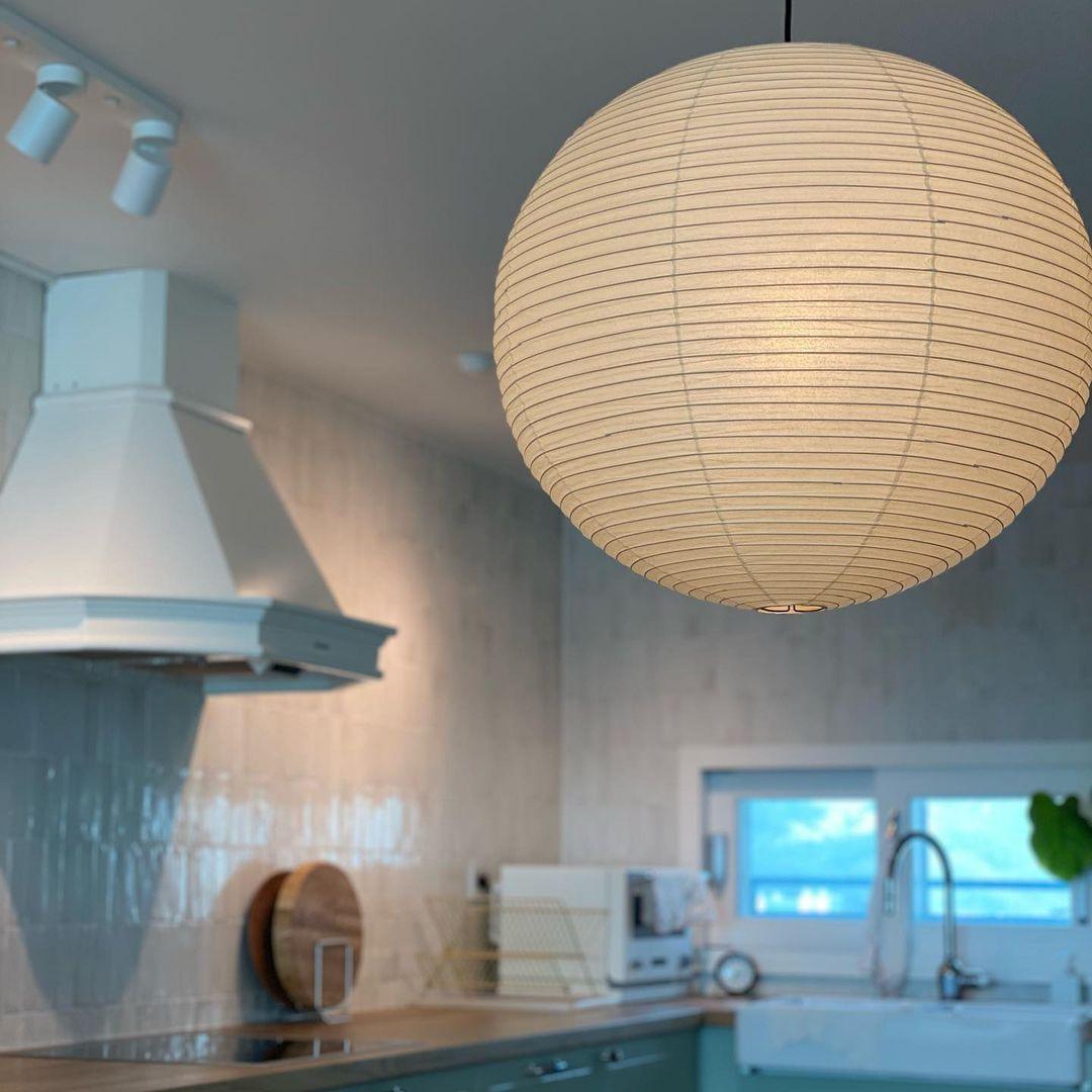 Washi Paper Round Series Pendant Lamp - view 5
