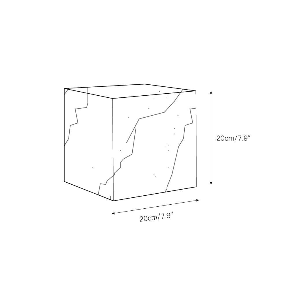 Alabaster Cubic Table Lamp - view 3