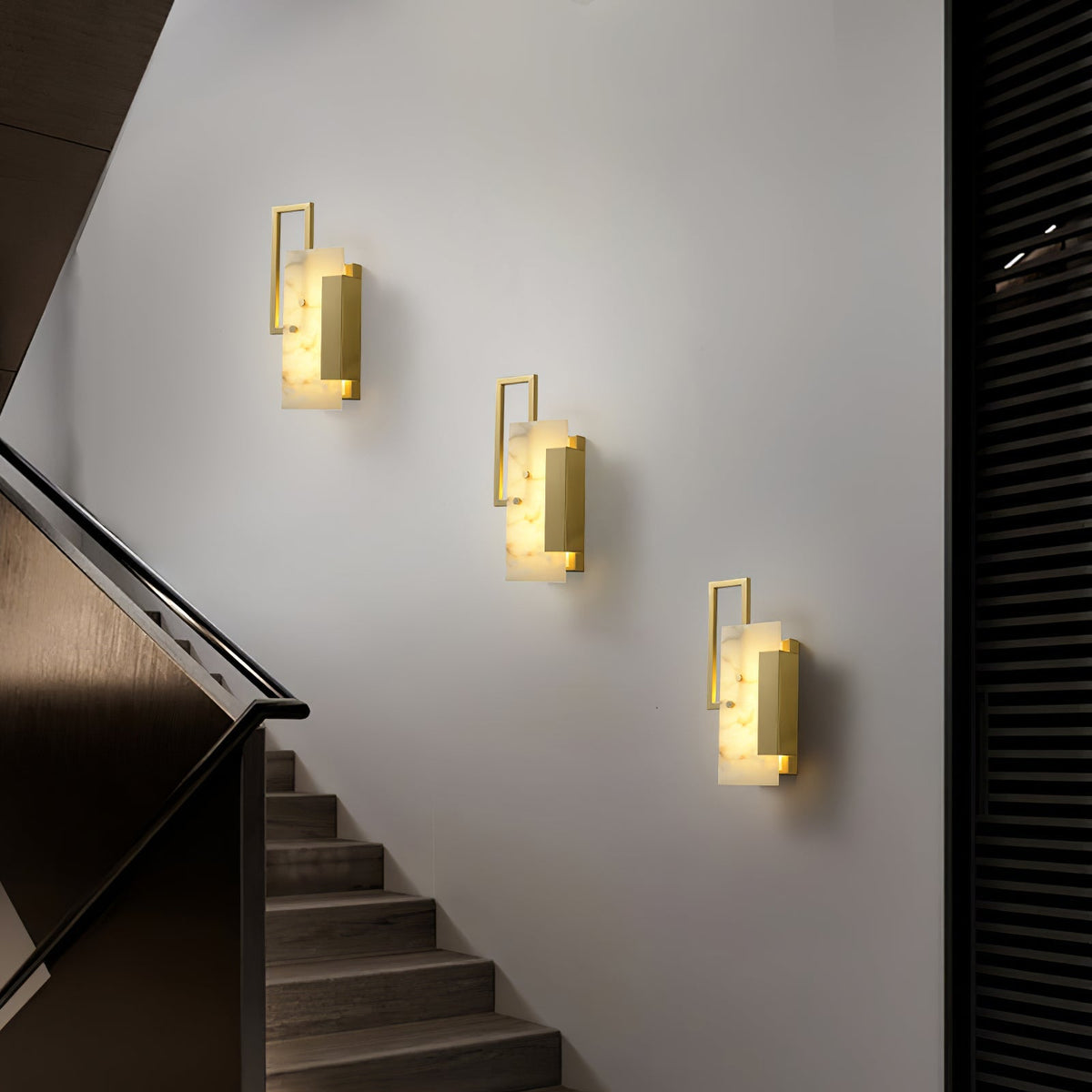 Althea Alabaster Wall Sconce - view 6