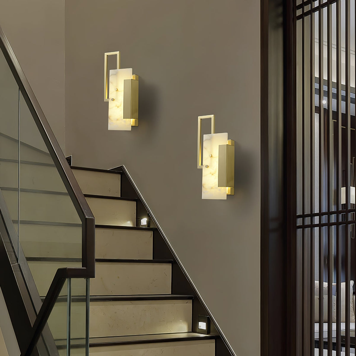 Althea Alabaster Wall Sconce - view 9