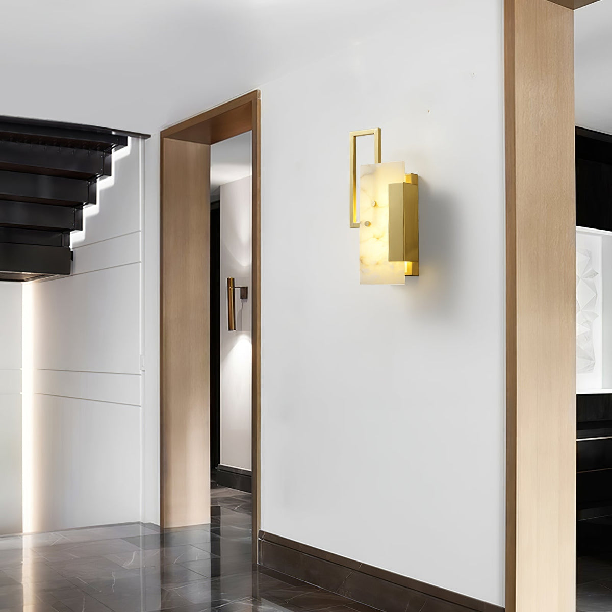 Althea Alabaster Wall Sconce - view 24