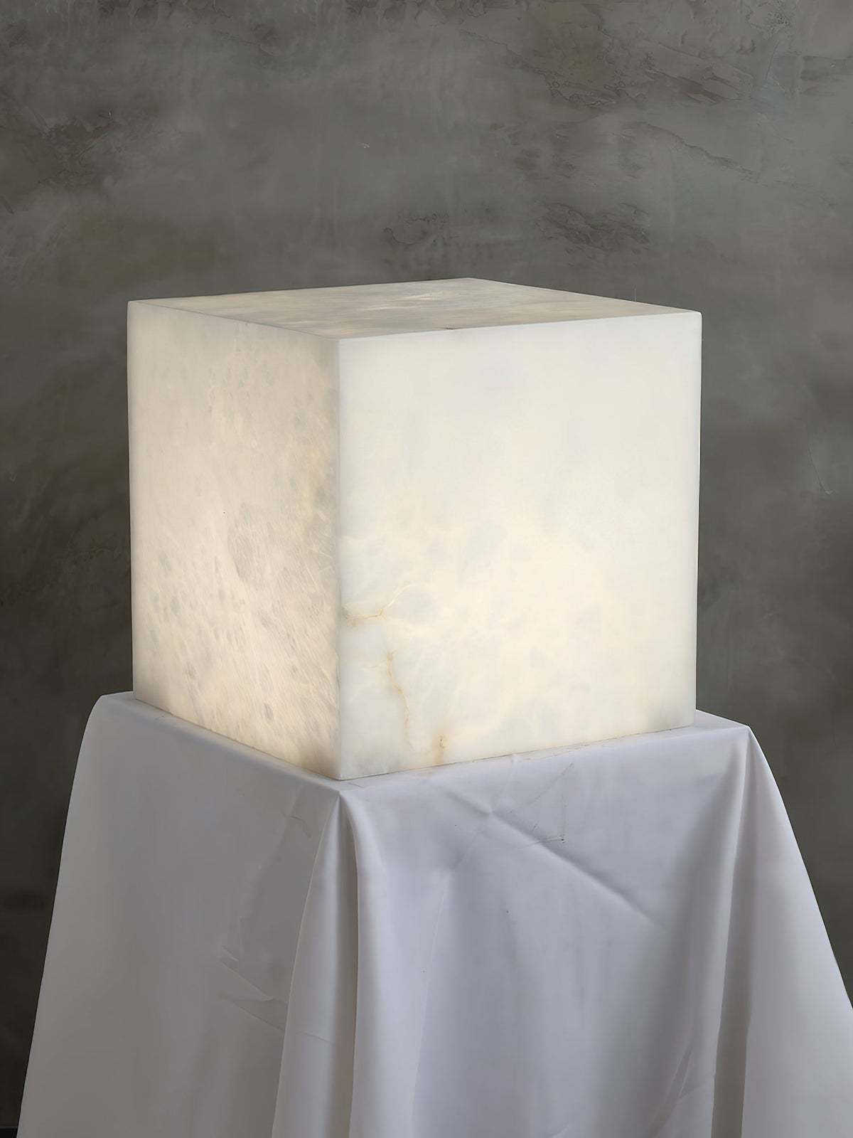 Alabaster Cubic Table Lamp - view 16