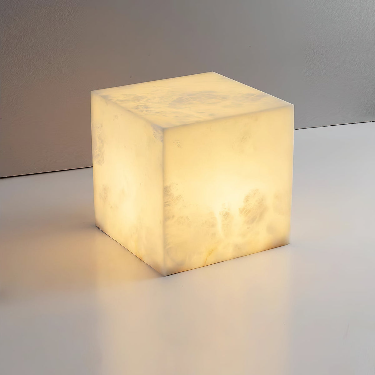 Alabaster Cubic Table Lamp - view 17