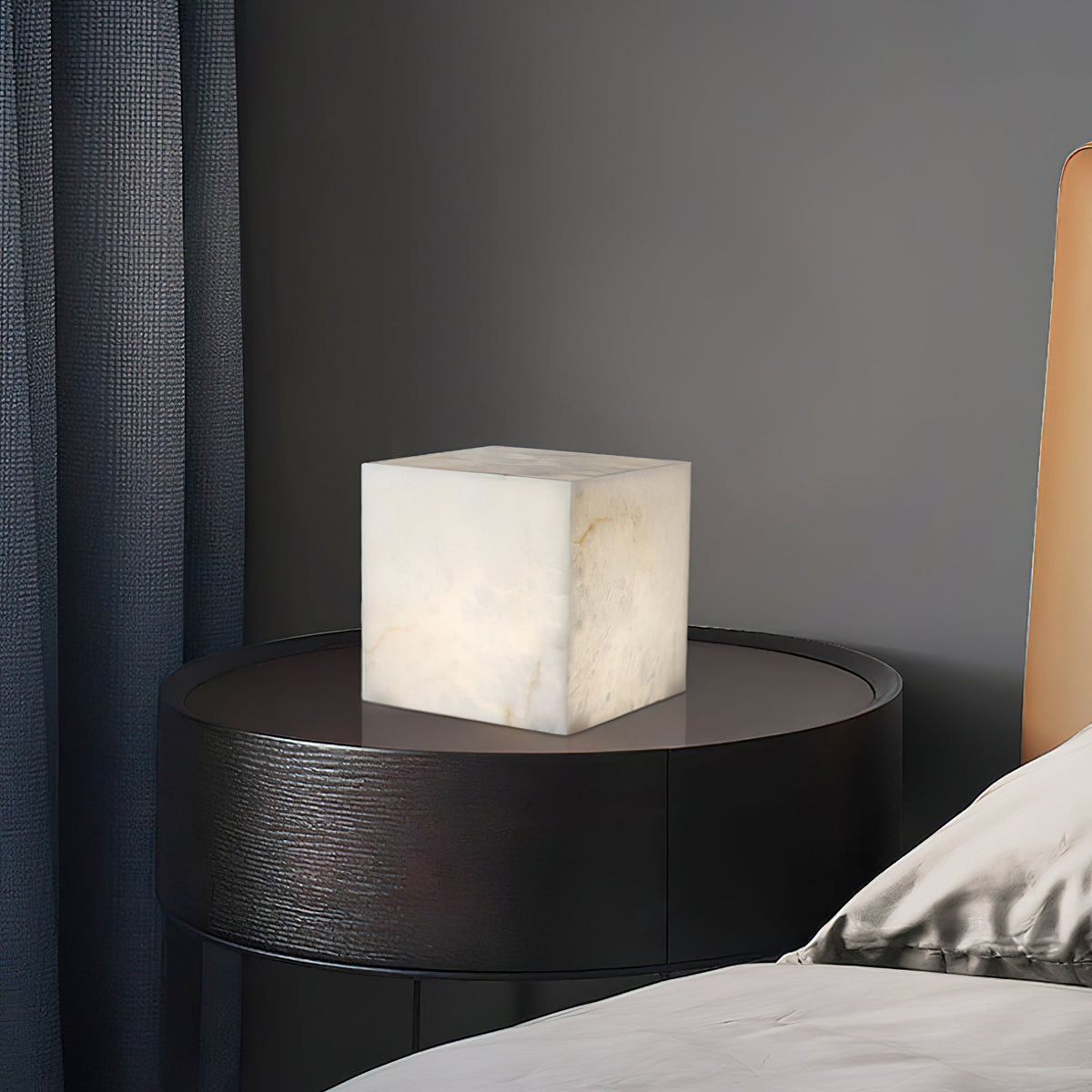 Alabaster Cubic Table Lamp - view 7