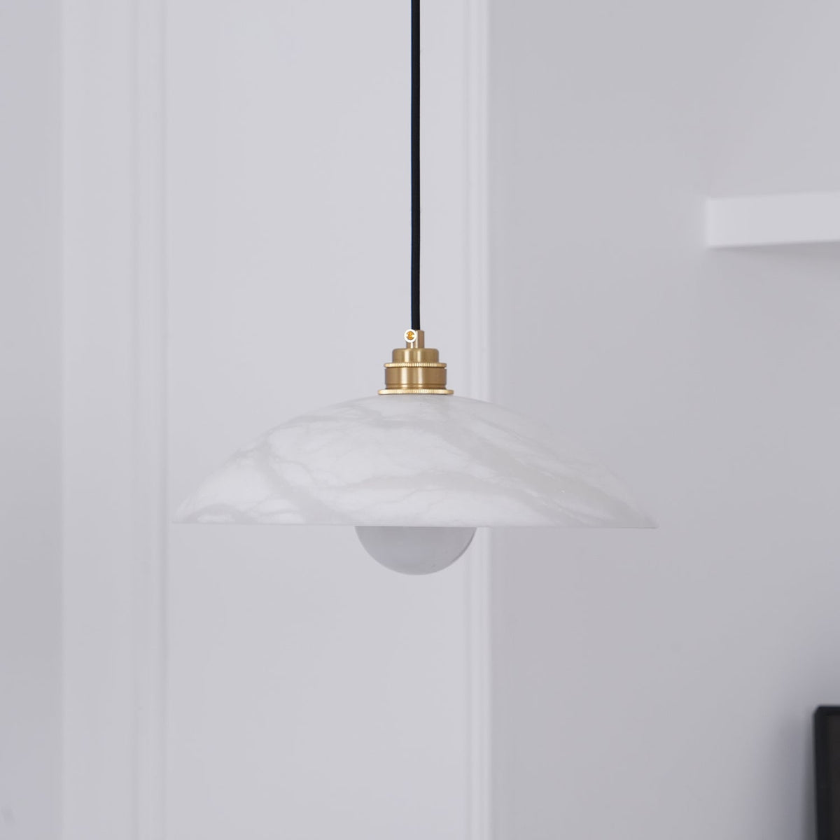 Alabaster Dome Swag Pendant Lamp