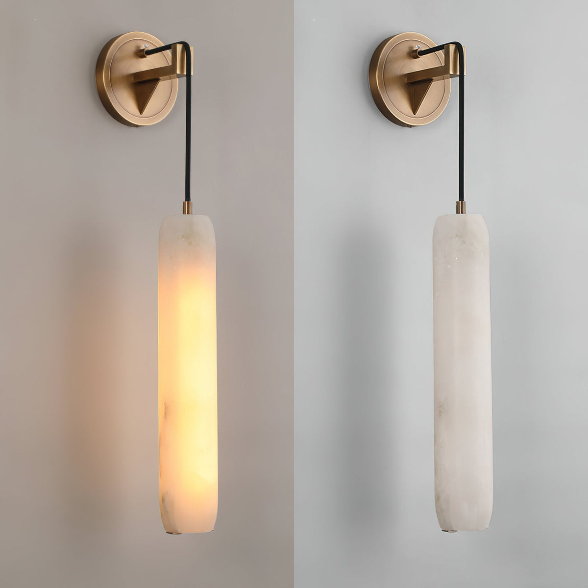 Alabaster Flute Wall Lamp - view 18