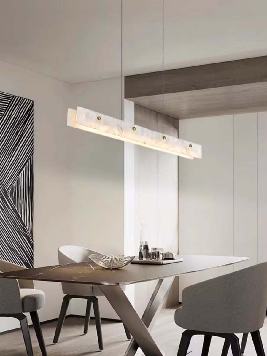 Alabaster LED Linear Pendant Light
