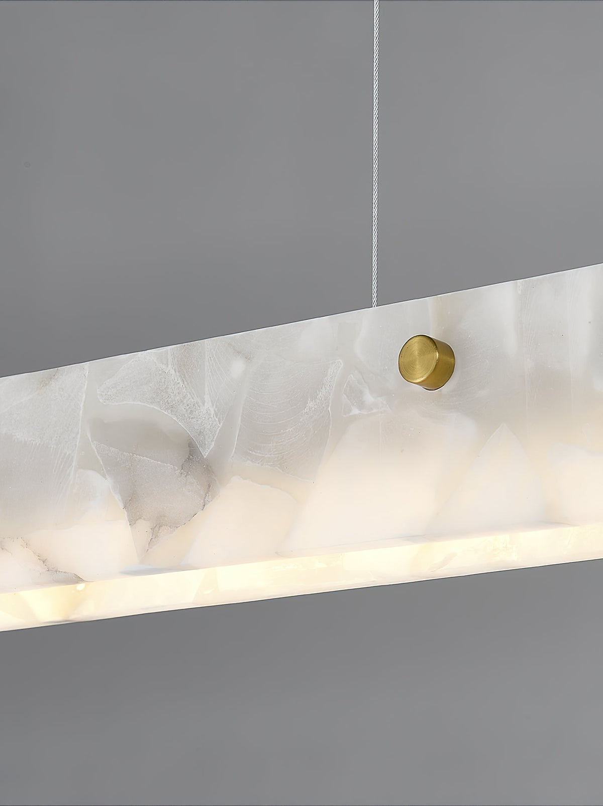 Alabaster LED Linear Pendant Light