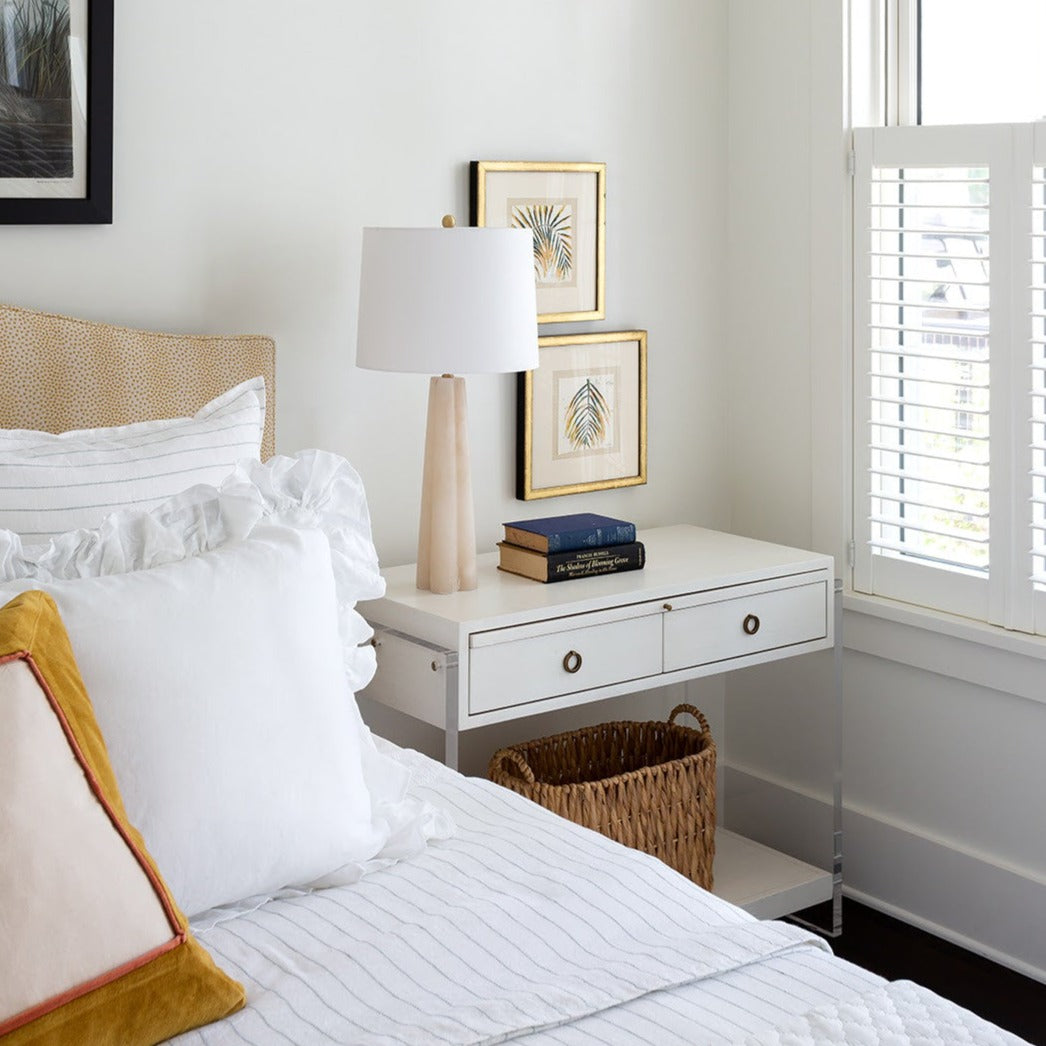 Marble Quatrefoil Table Lamp - view 2