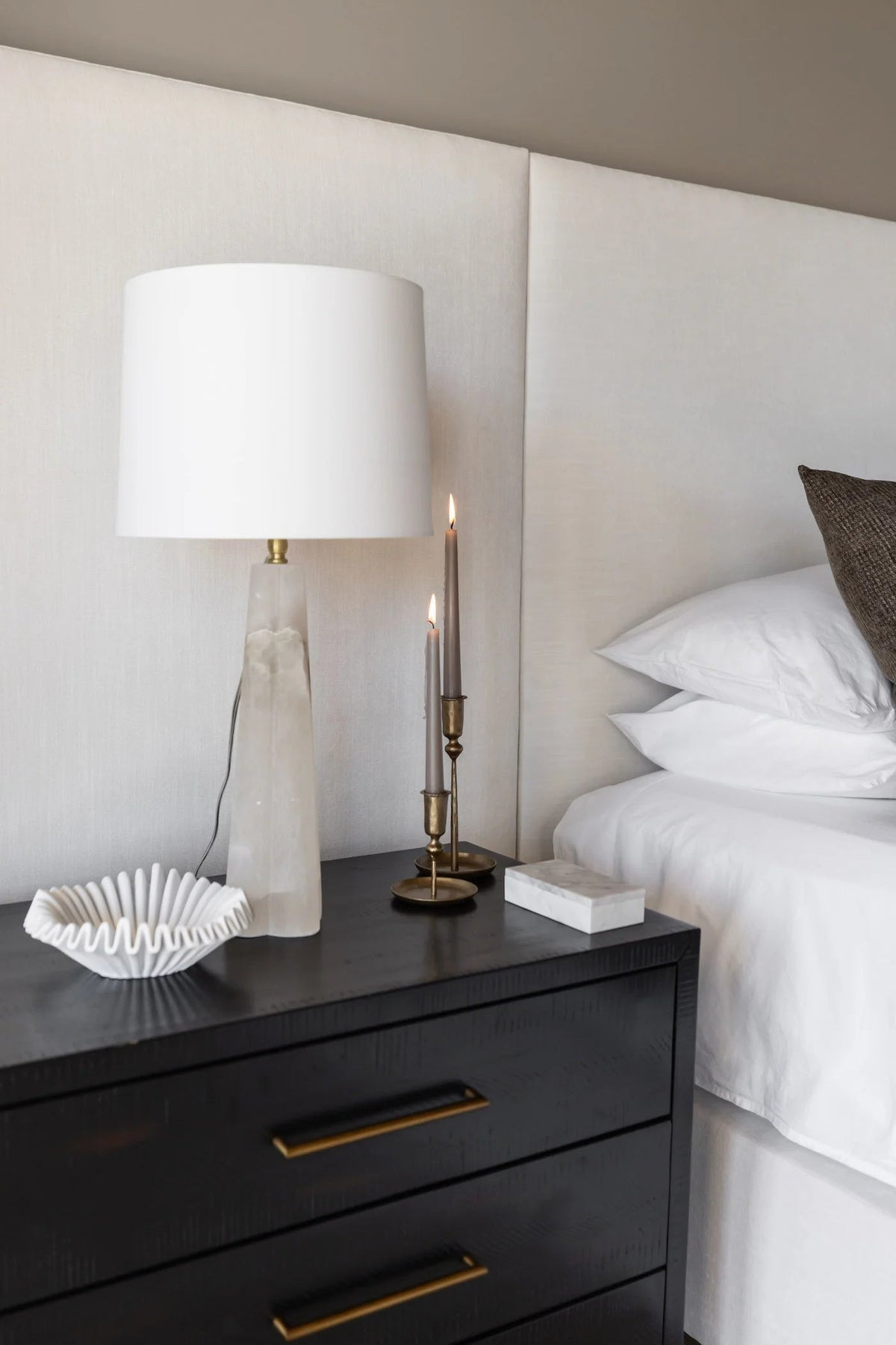 Marble Quatrefoil Table Lamp - view 8