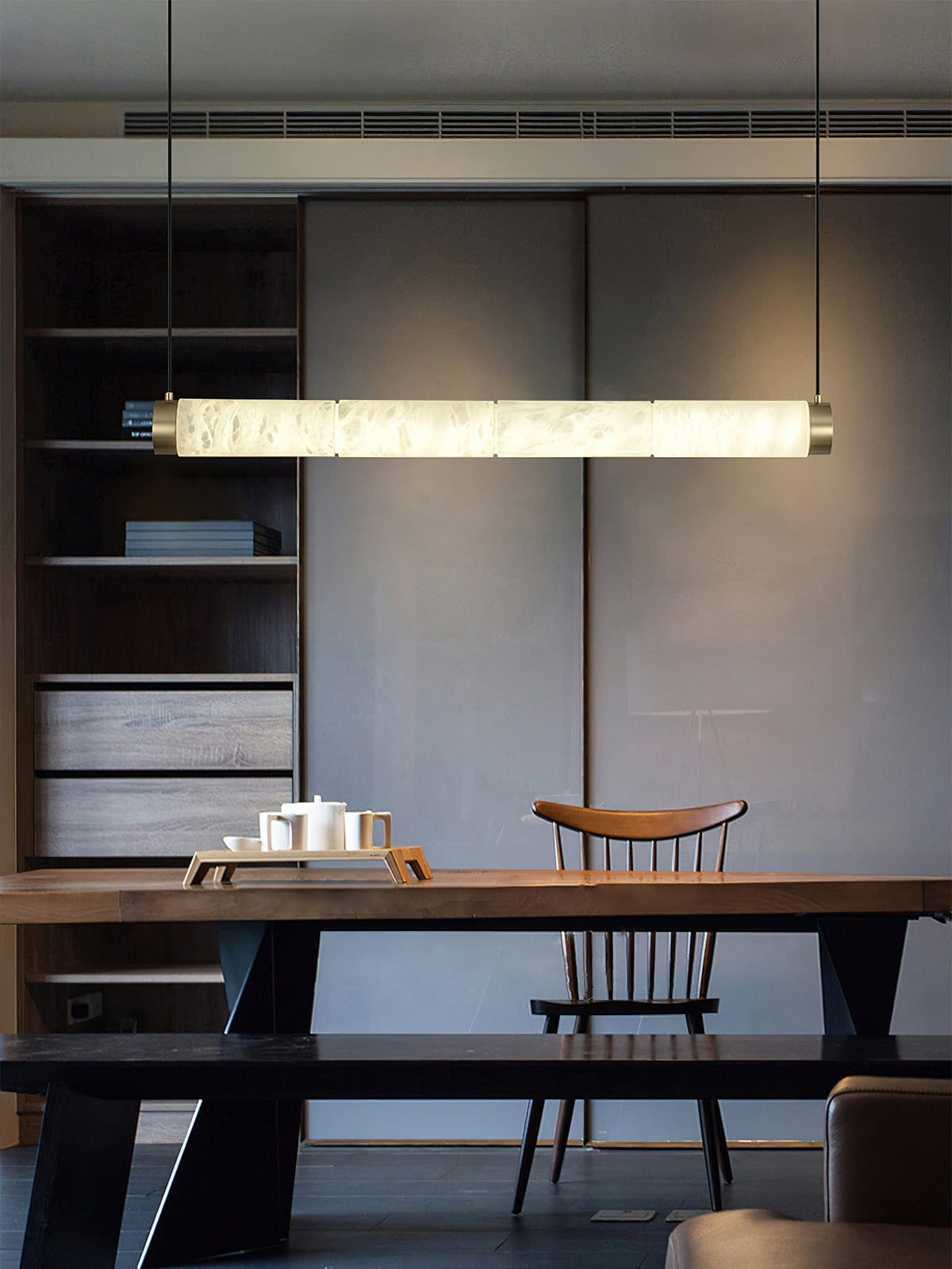 Alabaster Strip Pendant Light - view 11