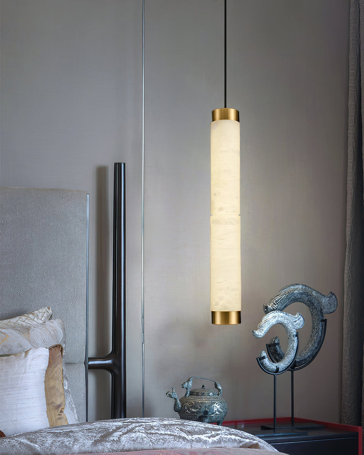 Alabaster Strip Pendant Light - view 13