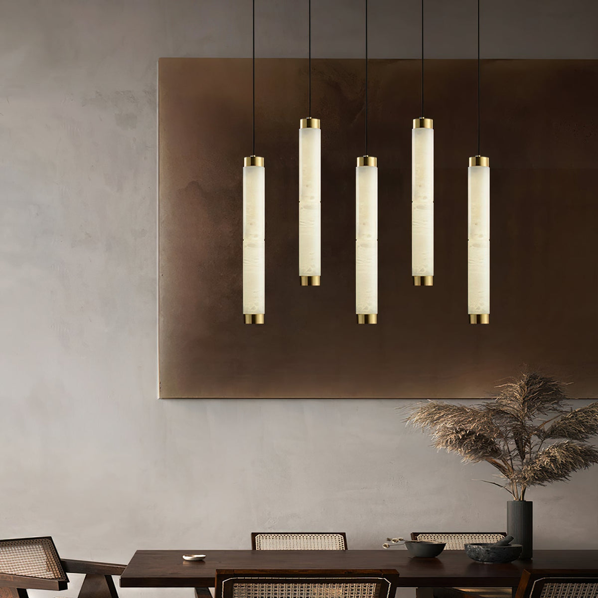 Alabaster Strip Pendant Light - view 5