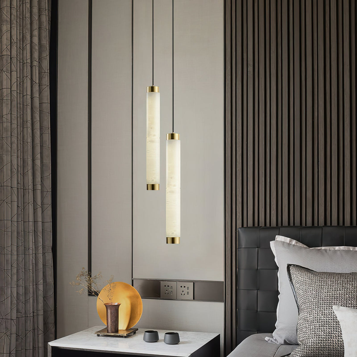 Alabaster Strip Pendant Light - view 6