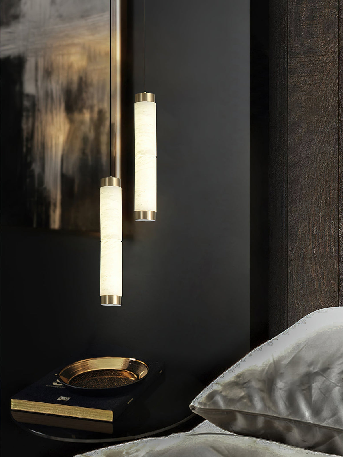 Alabaster Strip Pendant Light - view 7