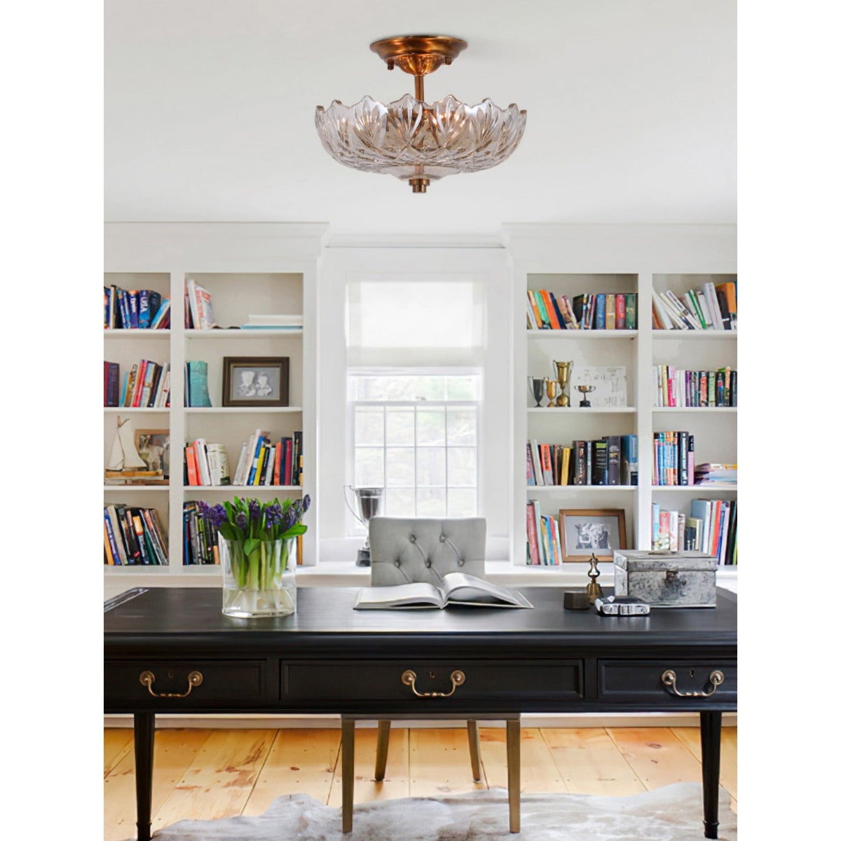 Alaina Glass Ceiling Lamp