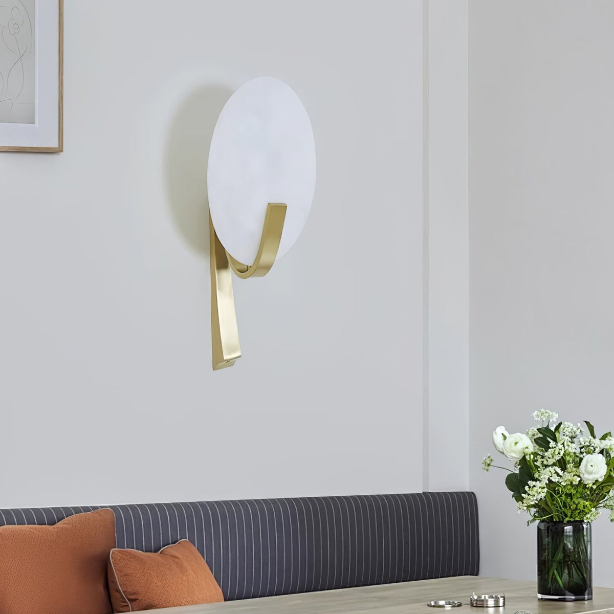 Alice Alabaster Plug-in Wall Lamp - view 29