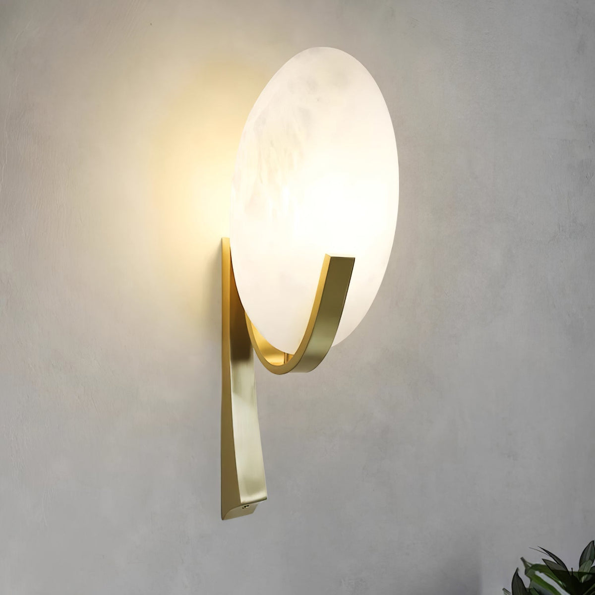 Alice Alabaster Plug-in Wall Lamp - view 30