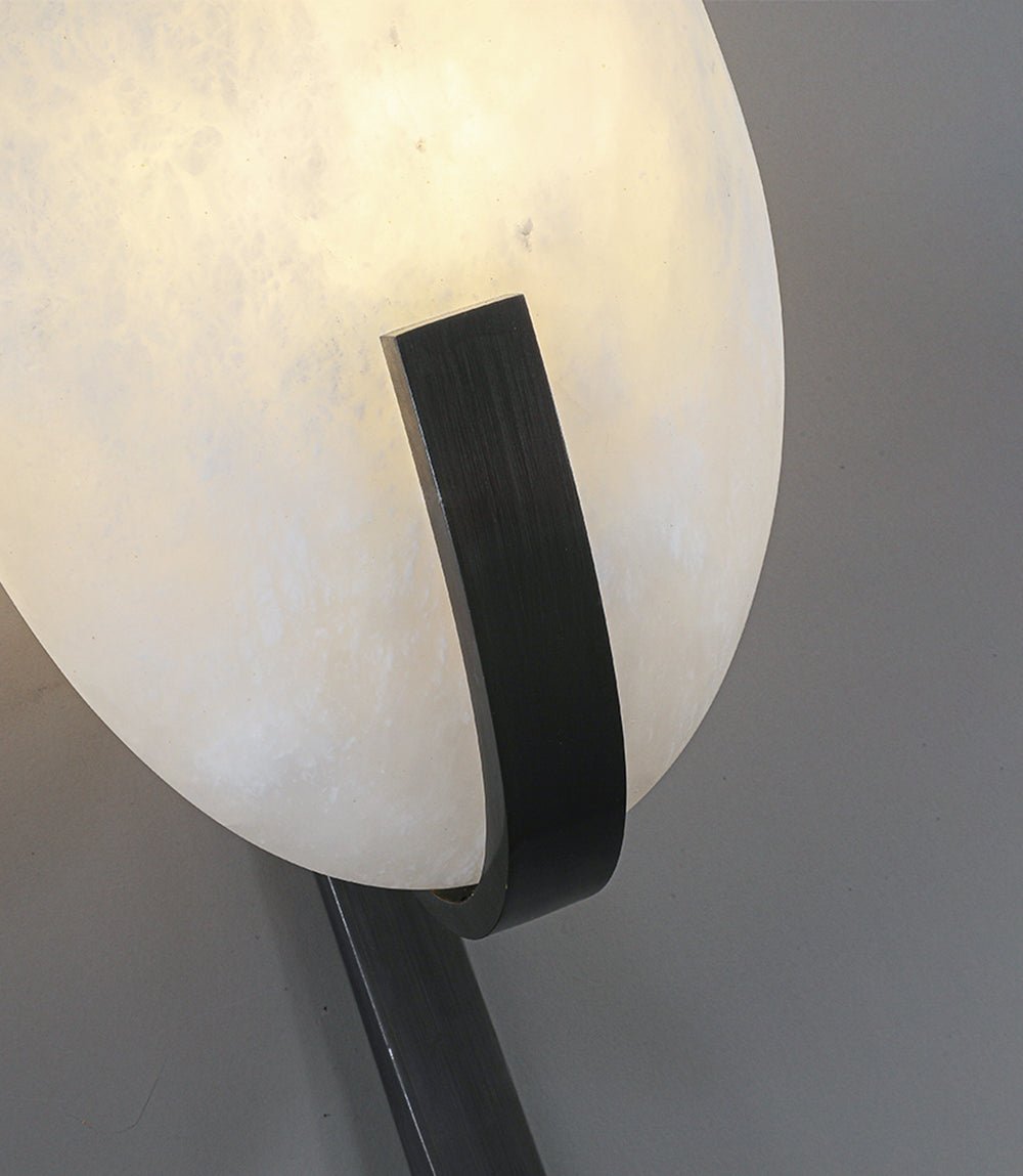 Alice Alabaster Plug-in Wall Lamp - view 7