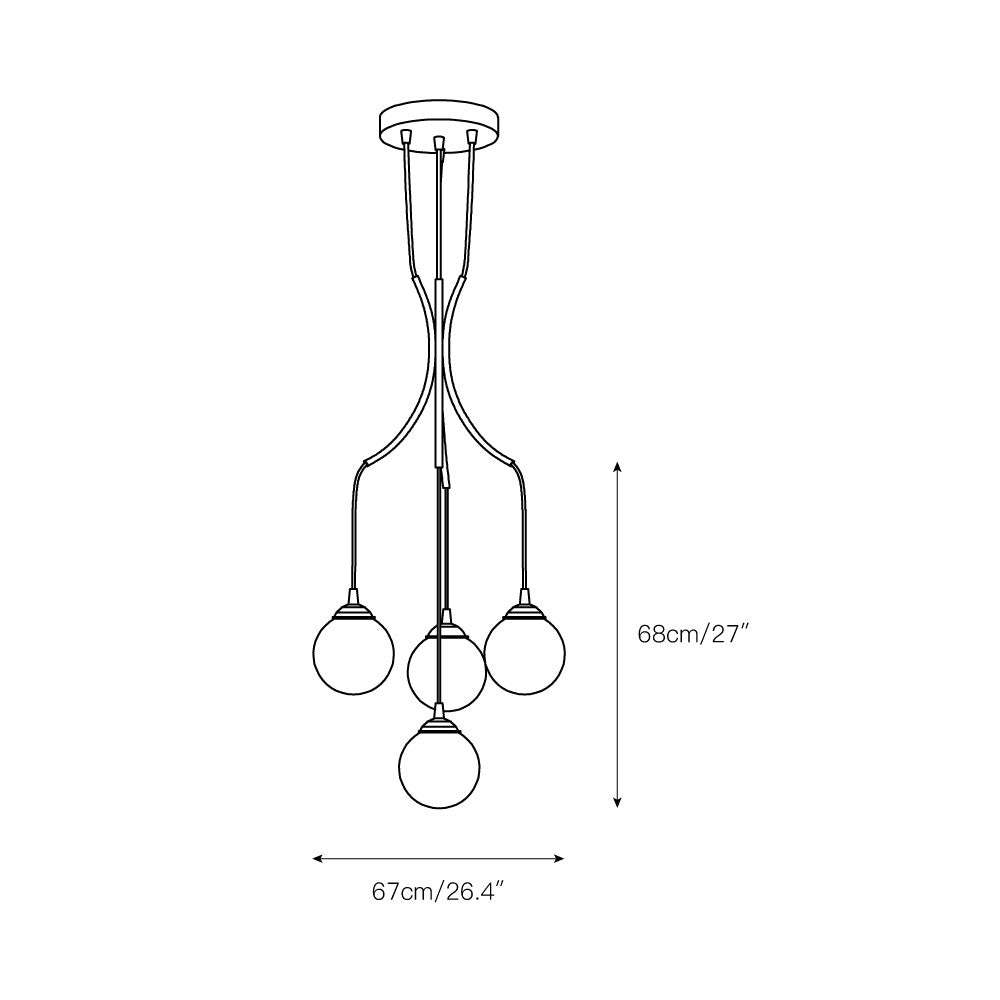 Alliyana Ball Drop Chandelier