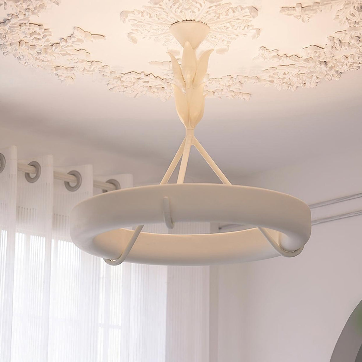 Tinsley Plaster Chandelier - view 2