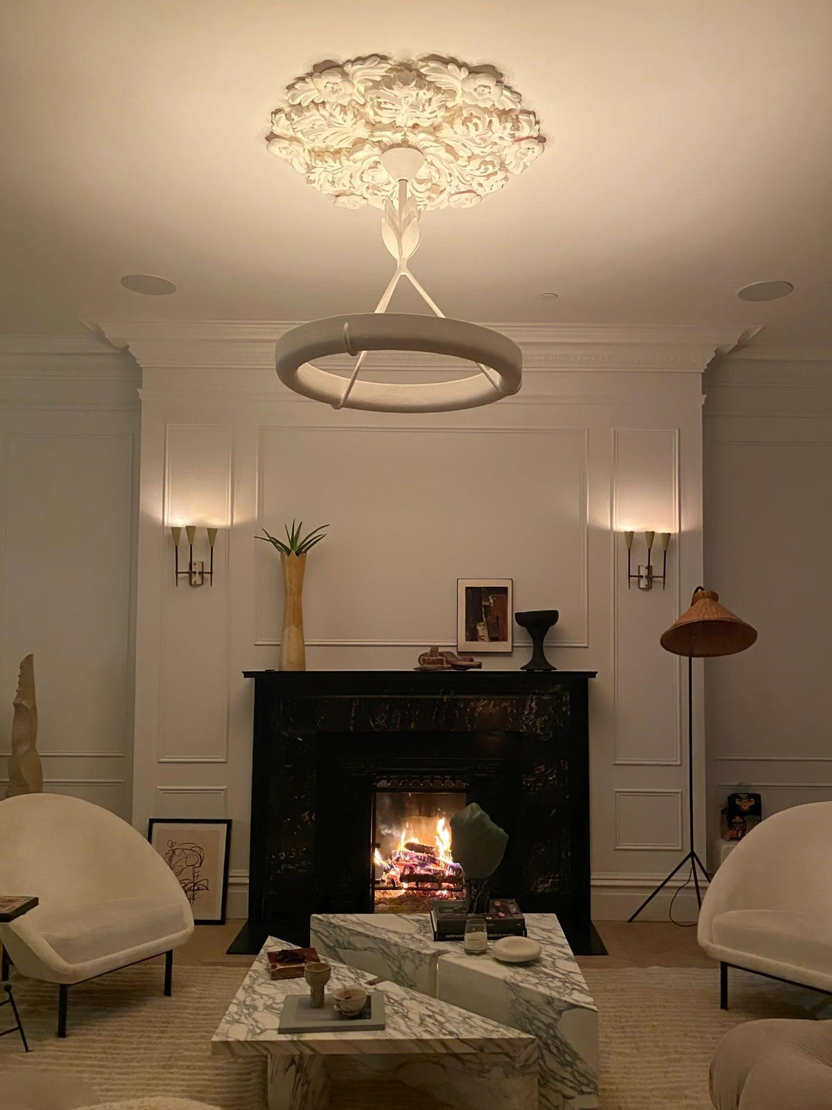 Tinsley Plaster Chandelier - view 12