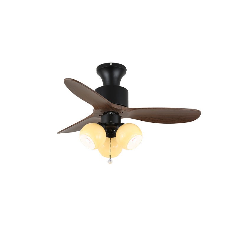 Amberglo Retro Ceiling Fan Light