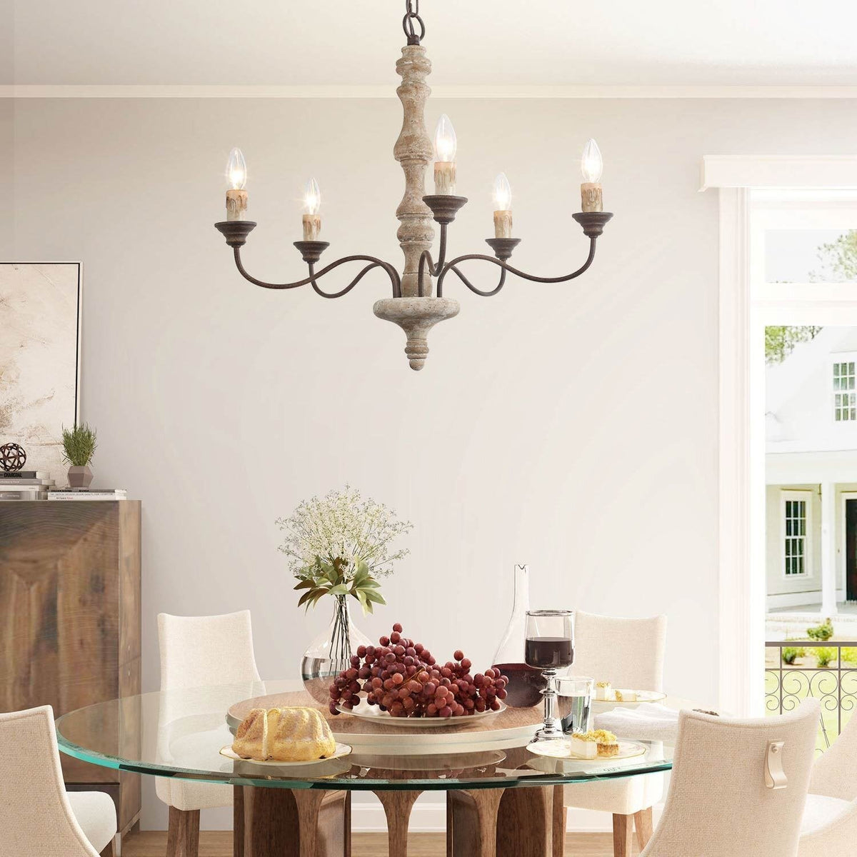 Andromeda 5-Light Chandelier - view 4