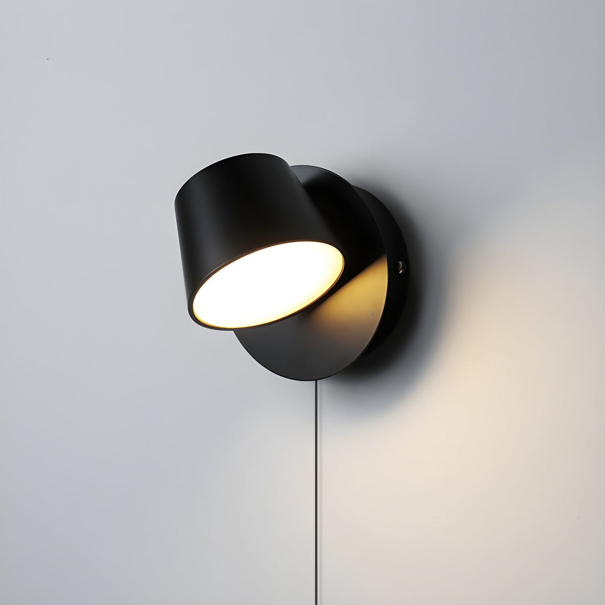 Angle Adjustable Plug-in Wall Lamp
